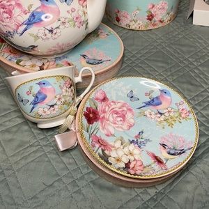 NWT OOP Bluebird Teacup and Saucer